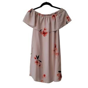 Aritzia Wilfred Meachatel Off Shoulder Floral Mini Dress	 -Size:	XS